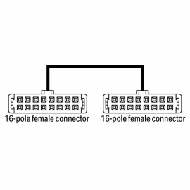 WAGO | 706-753/301-100 | CONNECTION CABLE; 16-POLE; PLUGGABL