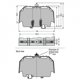 WAGO | 709-156 | COVER; TYPE 3; SUITABLE FOR COVER CARRIER,