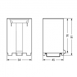 WAGO | 709-591 | SWITCHGEAR CABINET DRAWER; DIN 35-RAIL MOUN