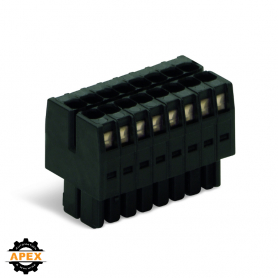 WAGO | 713-1102 | 1-CONDUCTOR FEMALE CONNECTOR,  2-ROW CAGE