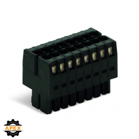 1-CONDUCTOR FEMALE CONNECTOR, 2-ROW; CAGE CLAMP®; 1.5 MM²; P