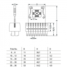 WAGO | 713-1103/107-047/032-000 | 1-CONDUCTOR FEMALE CONNECT