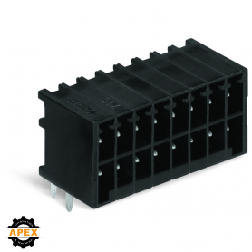 WAGO | 713-1433 | THT MALE HEADER, 2-ROW; 0.8 X 0.8 MM SOLDE