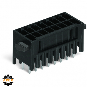 WAGO | 713-1472/037-000 | THT MALE HEADER, 2-ROW; 0.8 X 0.8