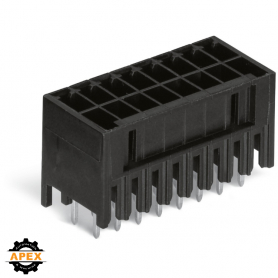 WAGO | 713-1476 | THT MALE HEADER, 2-ROW; 0.8 X 0.8 MM SOLDE