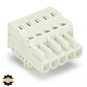 WAGO | 721-107/008-000 | 1-CONDUCTOR FEMALE PLUG; 100% PROTE