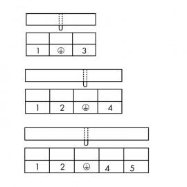 WAGO | 721-133/001-040 | THT MALE HEADER; 1.0 X 1.0 MM SOLDE