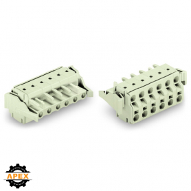 2-CONDUCTOR FEMALE CONNECTOR; 100% PROTECTED AGAINST MISMATI