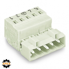 WAGO | 721-605/000-042 | 1-CONDUCTOR MALE CONNECTOR; 100% PR