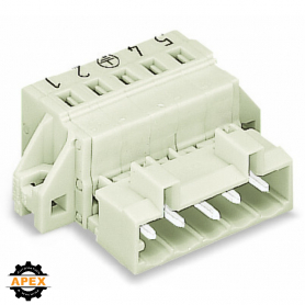 WAGO | 721-605/019-042 | 1-CONDUCTOR MALE CONNECTOR; 100% PR