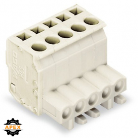 WAGO | 722-108/026-000 | 1-CONDUCTOR FEMALE PLUG; ANGLED; 10