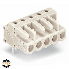 WAGO | 722-233 | THT FEMALE HEADER; 0.6 X 1.0 MM SOLDER PIN;