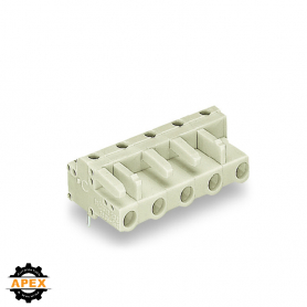 WAGO | 722-838 | THT FEMALE HEADER; 0.6 X 1.0 MM SOLDER PIN;