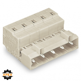 WAGO | 723-605 | 1-CONDUCTOR MALE CONNECTOR; 100% PROTECTED