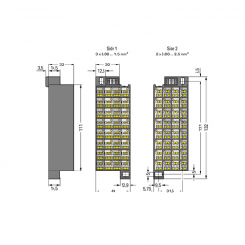 WAGO | 726-221 | MATRIX PATCHBOARD; 32-POLE; MARKING 1-32; C