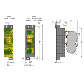 WAGO | 726-622 | COMMON POTENTIAL MATRIX PATCHBOARD; MARKING