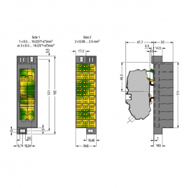 WAGO | 726-672 | COMMON POTENTIAL MATRIX PATCHBOARD; MARKING