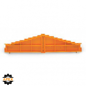WAGO | 727-168 | 8-LEVEL END PLATE; MARKING: A-B-C-D-E-F-G-H