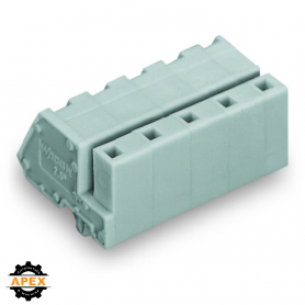 WAGO | 731-532/008-000 | 1-CONDUCTOR FEMALE PLUG; ANGLED; SN