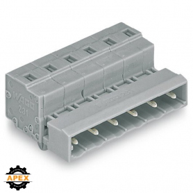 WAGO | 731-611/018-000 | 1-CONDUCTOR MALE CONNECTOR; SNAP-IN