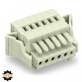 1-CONDUCTOR FEMALE PLUG; 100% PROTECTED AGAINST MISMATING; L
