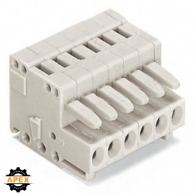 WAGO | 734-105 | 1-CONDUCTOR FEMALE PLUG; 100% PROTECTED AGA