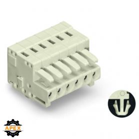 WAGO | 734-106/008-000 | 1-CONDUCTOR FEMALE PLUG; 100% PROTE