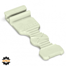 WAGO | 734-127 | STRAIN RELIEF PLATE; LIGHT GRAY