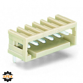 WAGO | 734-166 | THT MALE HEADER; 1.0 X 1.0 MM SOLDER PIN; A