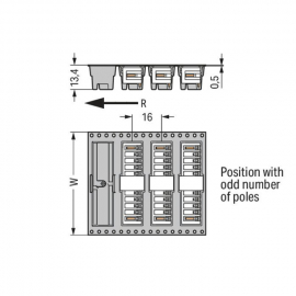 THR MALE HEADER; 1.0 X 1.0 MM SOLDER PIN; ANGLED; 100% PROTE