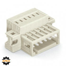 WAGO | 734-308/019-000 | 1-CONDUCTOR MALE CONNECTOR, CAGE CL