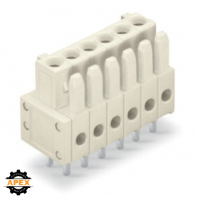 WAGO | 734-465 | THT FEMALE HEADER; 0.9 X 0.9 MM SOLDER PIN;