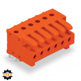 WAGO | 734-568 | THT FEMALE HEADER; 0.9 X 0.9 MM SOLDER PIN;