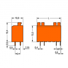 WAGO | 735-126/001-000 | PCB TERMINAL BLOCK; PUSH-BUTTON; 1.