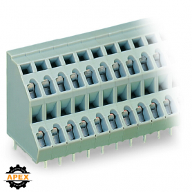 WAGO | 736-204 | DOUBLE-DECK PCB TERMINAL BLOCK; 2.5 MM²; PI