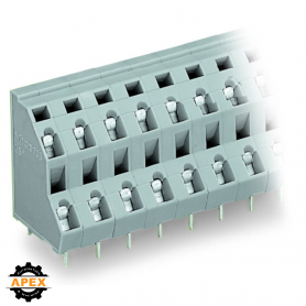 DOUBLE-DECK PCB TERMINAL BLOCK; 2.5 MM²; PIN SPACING 7.5 MM;