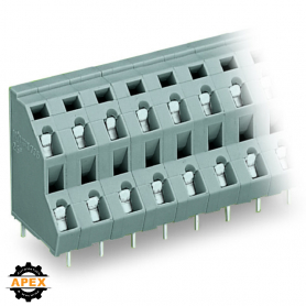 DOUBLE-DECK PCB TERMINAL BLOCK; 2.5 MM²; PIN SPACING 7.5 MM;