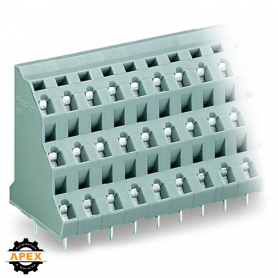 WAGO | 737-556 | TRIPLE-DECK PCB TERMINAL BLOCK; 2.5 MM²; PI