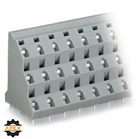 WAGO | 737-703 | TRIPLE-DECK PCB TERMINAL BLOCK; 2.5 MM²; PI