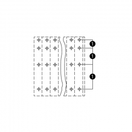 WAGO | 738-304 | QUADRUPLE-DECK PCB TERMINAL BLOCK; 2.5 MM²;