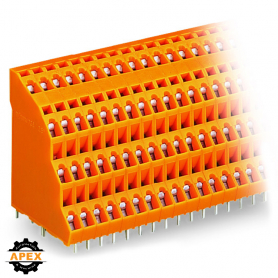 WAGO | 738-412 | QUADRUPLE-DECK PCB TERMINAL BLOCK; 2.5 MM&sup2;;