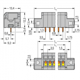 WAGO | 739-302/001-000 | PCB TERMINAL BLOCK; 1.5 MM²; PIN SP