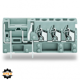 WAGO | 742-163 | STACKABLE 3-CONDUCTOR PCB TERMINAL BLOCK; W