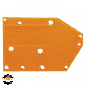 WAGO | 742-600 | END PLATE; SNAP-FIT TYPE; 1.5 MM THICK; ORA
