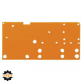 WAGO | 742-651 | END PLATE; SNAP-FIT TYPE; 1.5 MM THICK; ORA
