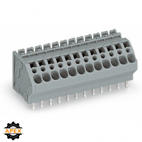 PCB TERMINAL BLOCK; 4 MM²; PIN SPACING 5 MM; 9-POLE; CAGE CL