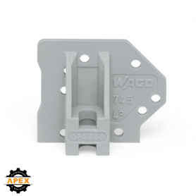 WAGO | 745-140 | END PLATE; WITH FLANGE; GRAY