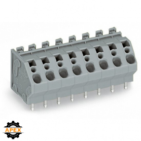 WAGO | 745-156 | PCB TERMINAL BLOCK; 4 MM²; PIN SPACING 7.5