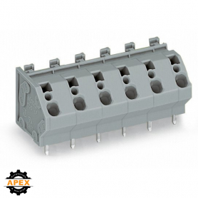WAGO | 745-205 | PCB TERMINAL BLOCK; 4 MM²; PIN SPACING 10 M