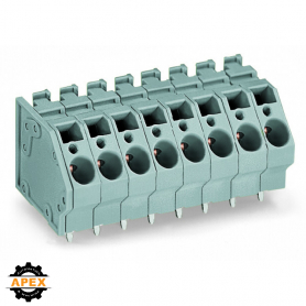 PCB TERMINAL BLOCK; 6 MM²; PIN SPACING 7.5 MM; 3-POLE; CAGE